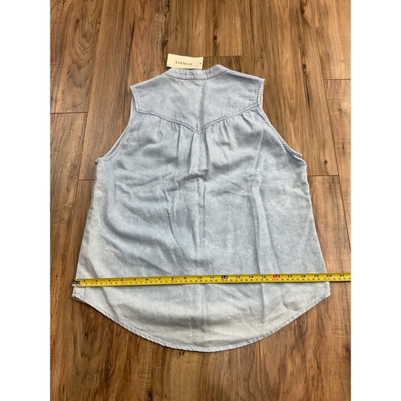 Women's NWT Cloth & Stone Sleeveless Denim  Blouse   Size: XS - Picture 11 of 12